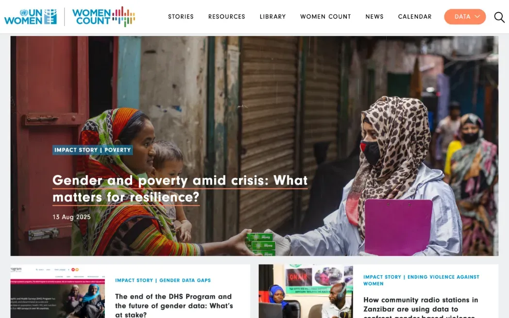 Cover preview of the project titled "UN Women Data Portal"