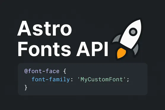 Astro Fonts API Example