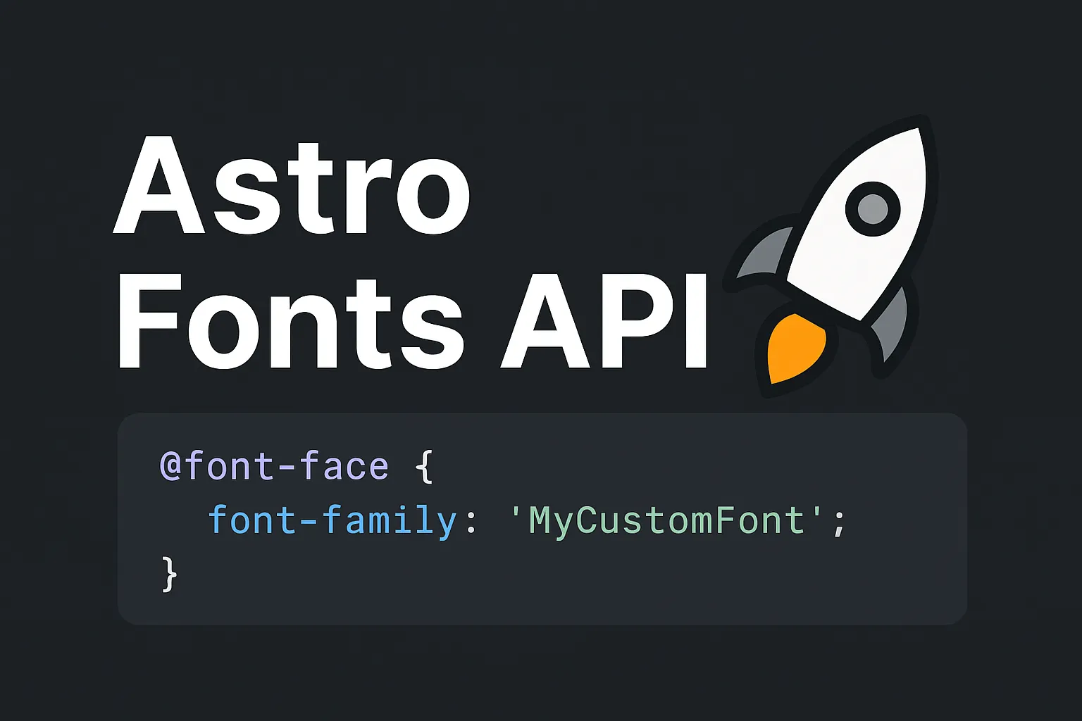 Astro Fonts API Example