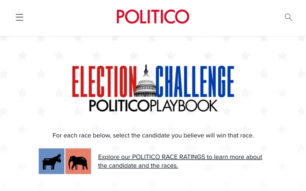 Cover preview of the project titled "Politico"
